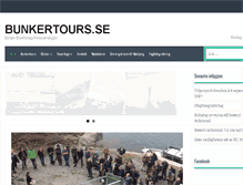 Tablet Screenshot of bunkertours.se